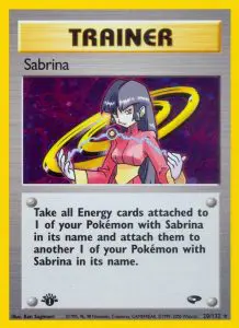 Sabrina - Gym Challenge - 020 - Holographique rare