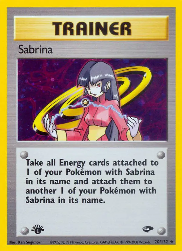 Sabrina - Gym Challenge - 020 - Holographique rare