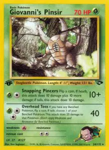 Giovanni's Pinsir - Gym Challenge - 024 - Rare