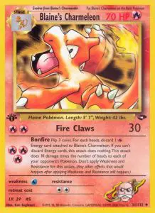 Blaine's Charmeleon - Gym Challenge - 031 - Peu commune