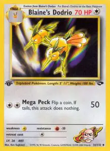 Blaine's Dodrio - Gym Challenge - 032 - Peu commune