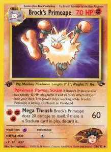 Brock's Primeape - Gym Challenge - 035 - Peu commune
