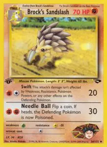 Brock's Sandslash - Gym Challenge - 036 - Peu commune