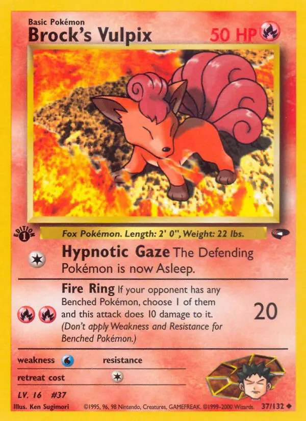 Brock's Vulpix - Gym Challenge - 037 - Peu commune
