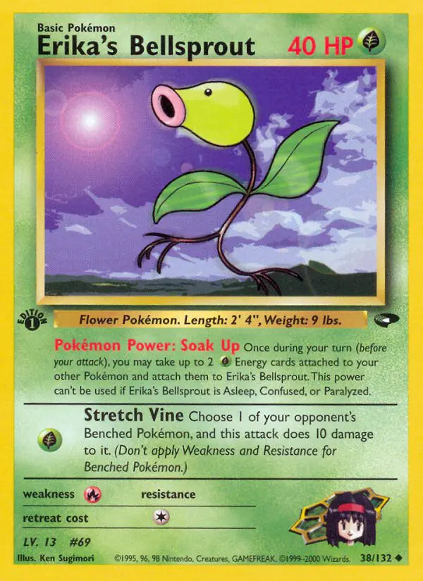 Erika's Bellsprout - Gym Challenge - 038 - Peu commune