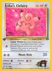 Erika's Clefairy - Gym Challenge - 040 - Peu commune