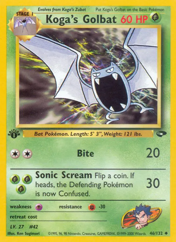 Koga's Golbat - Gym Challenge - 046 - Peu commune