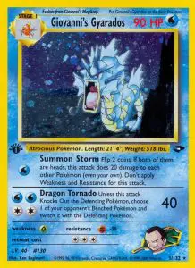 Giovanni's Gyarados - Gym Challenge - 005 - Holographique rare