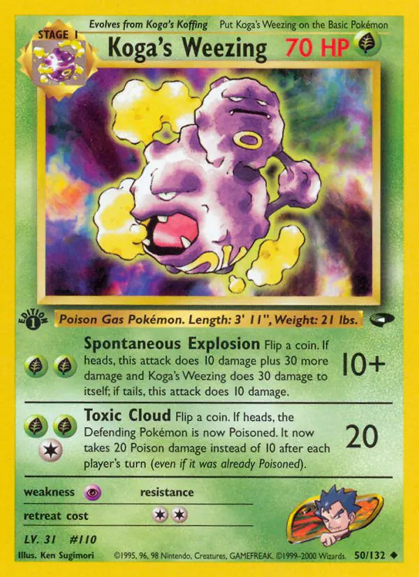 Koga's Weezing - Gym Challenge - 050 - Peu commune