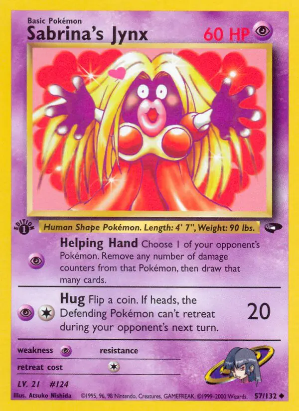 Sabrina's Jynx - Gym Challenge - 057 - Peu commune
