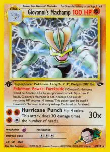Giovanni's Machamp - Gym Challenge - 006 - Holographique rare