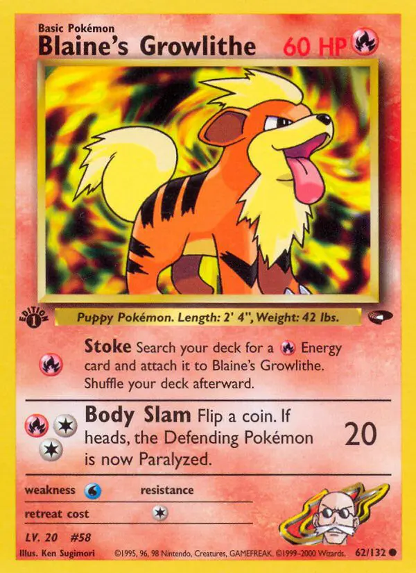 Blaine's Growlithe - Gym Challenge - 062 - Commune