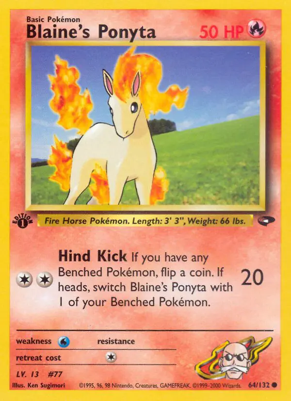 Blaine's Ponyta - Gym Challenge - 064 - Commune