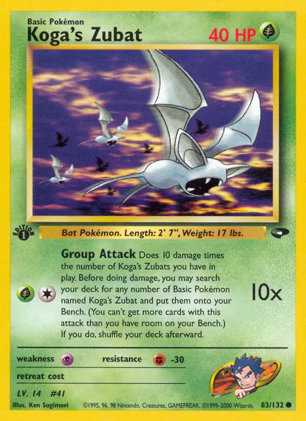 Koga's Zubat - Gym Challenge - 083 - Commune