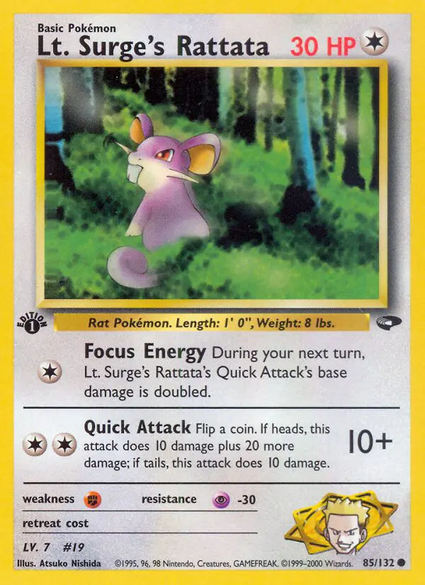 Lt. Surge's Rattata - Gym Challenge - 085 - Commune