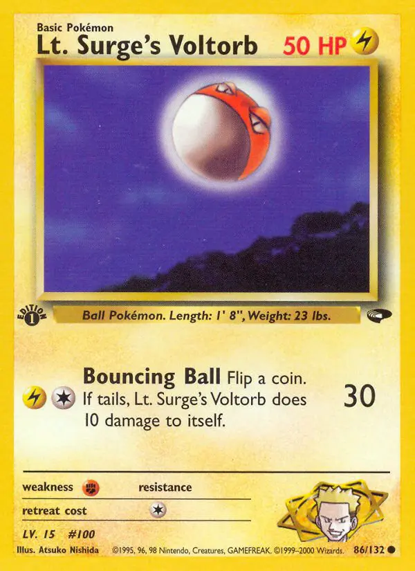 Lt. Surge's Voltorb - Gym Challenge - 086 - Commune