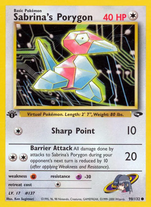 Sabrina's Porygon - Gym Challenge - 098 - Commune