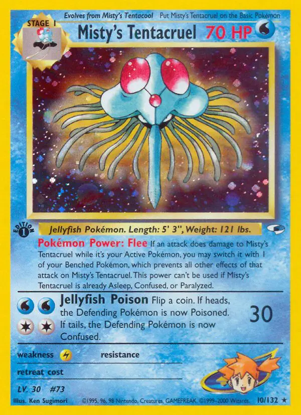 Misty's Tentacruel - Gym Heroes - 10 - Holographique rare