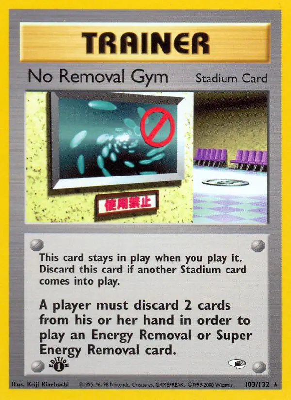 No Removal Gym - Gym Heroes - 103 - Rare