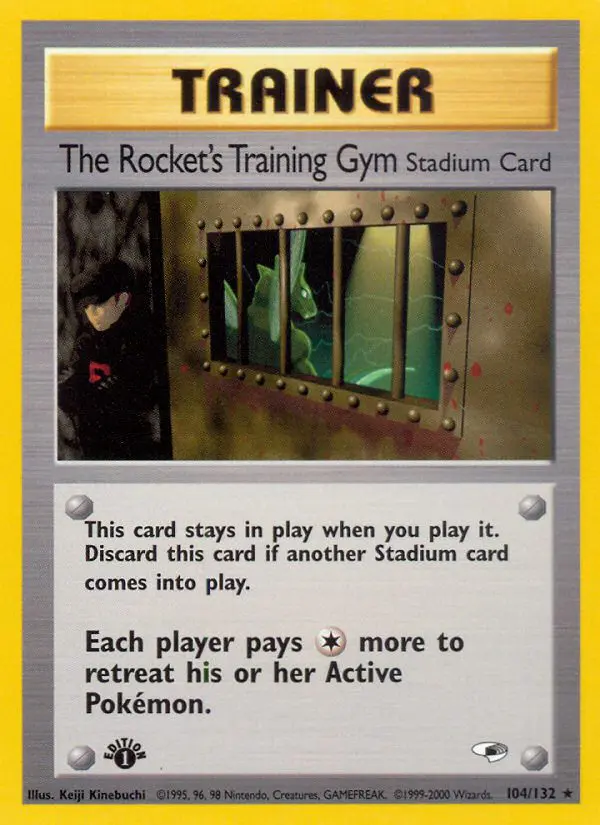 Rocket's Training Gym - Gym Heroes - 104 - Rare