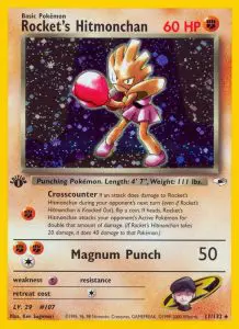 Rocket's Hitmonchan - Gym Heroes - 11 - Holographique rare