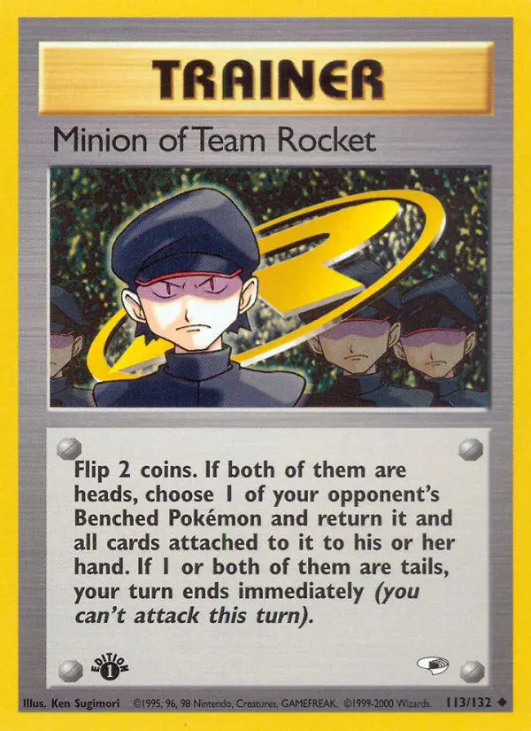 Minion of Team Rocket - Gym Heroes - 113 - Peu commune