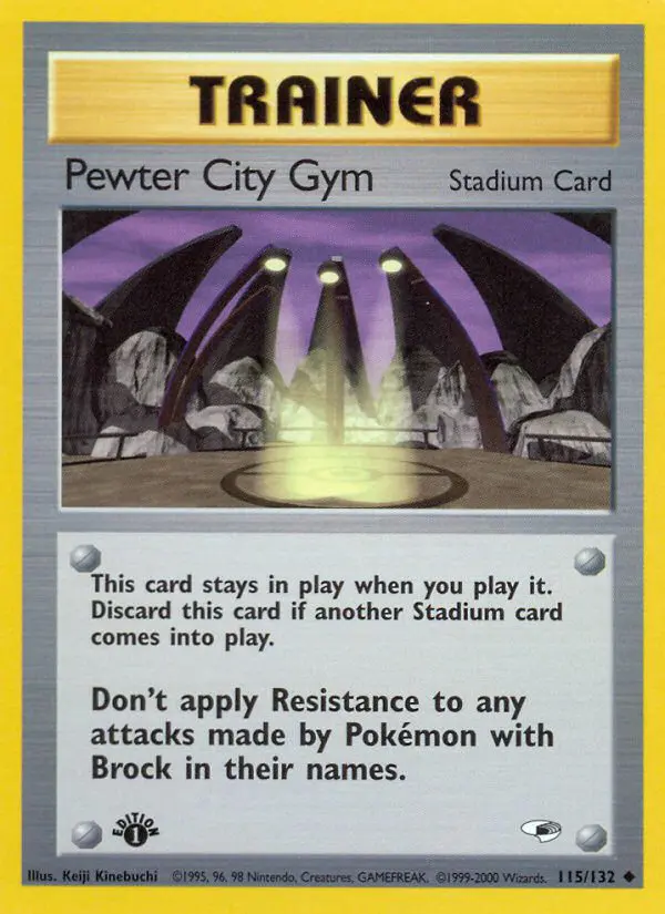 Pewter City Gym - Gym Heroes - 115 - Peu commune