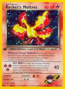 Rocket's Moltres - Gym Heroes - 12 - Holographique rare