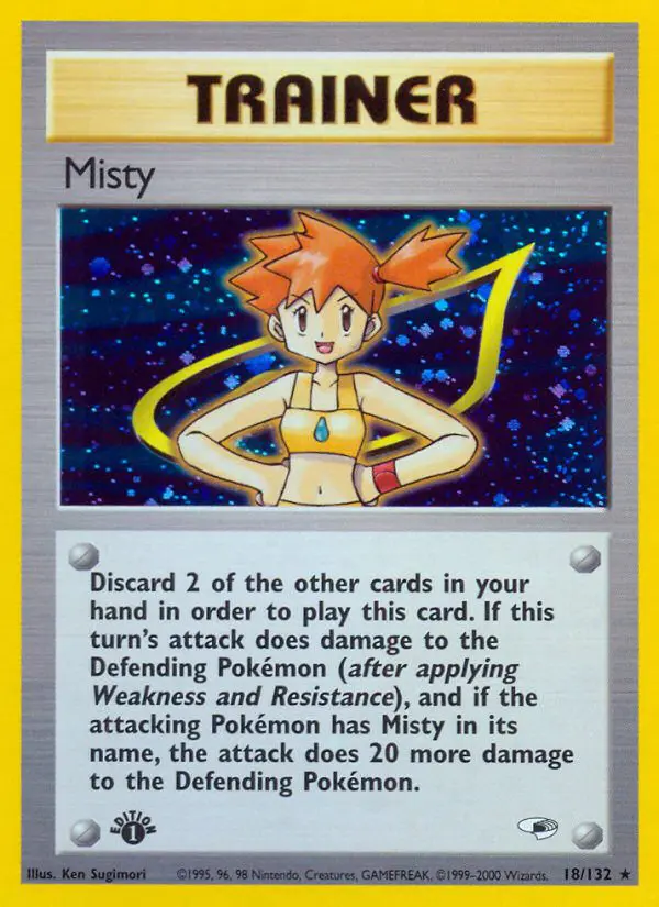 Misty - Gym Heroes - 18 - Holographique rare