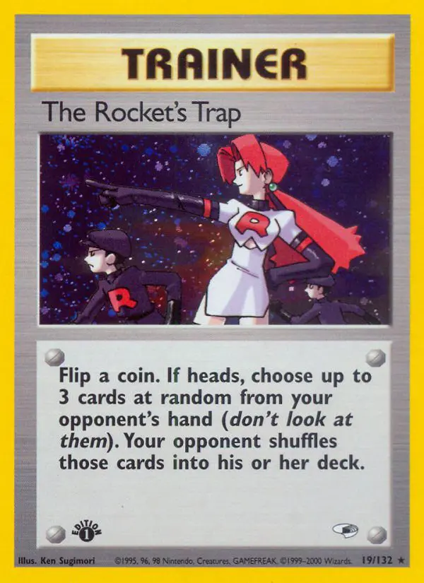 The Rocket's Trap - Gym Heroes - 19 - Holographique rare