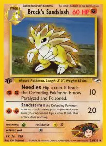 Brock's Sandslash - Gym Heroes - 23 - Rare