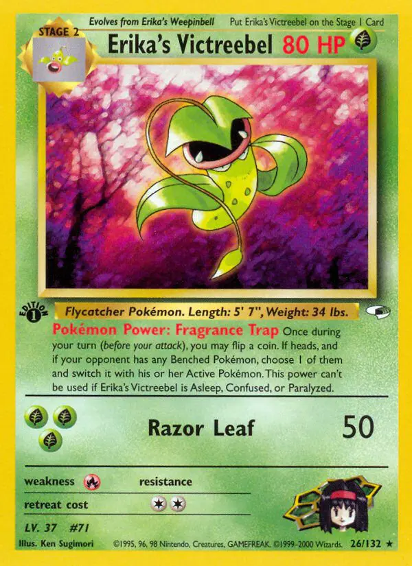 Erika's Victreebel - Gym Heroes - 26 - Rare