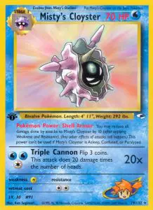 Misty's Cloyster - Gym Heroes - 29 - Rare