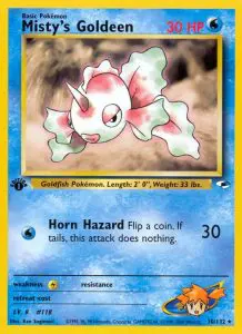 Misty's Goldeen - Gym Heroes - 30 - Rare