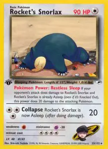 Rocket's Snorlax - Gym Heroes - 33 - Rare