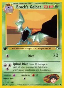 Brock's Golbat - Gym Heroes - 39 - Peu commune
