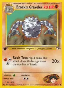Brock's Graveler - Gym Heroes - 40 - Peu commune