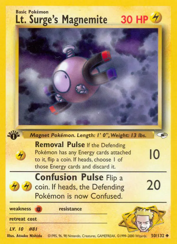 Lt. Surge's Magnemite - Gym Heroes - 50 - Peu commune