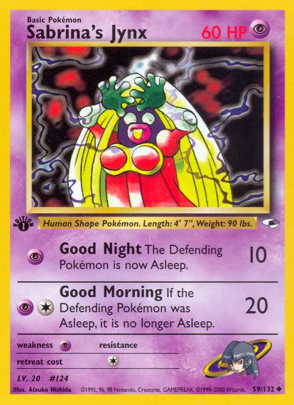 Sabrina's Jynx - Gym Heroes - 59 - Peu commune