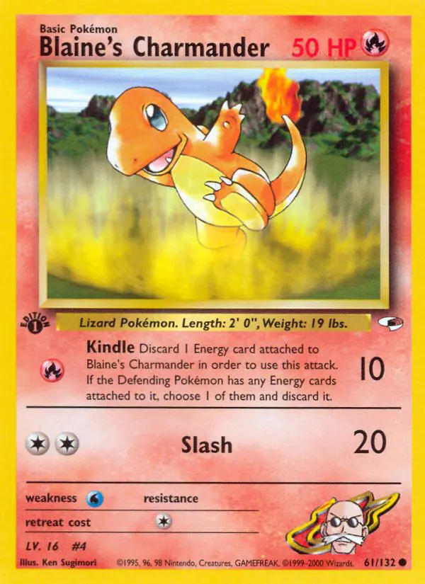 Blaine's Charmander - Gym Heroes - 61 - Commune