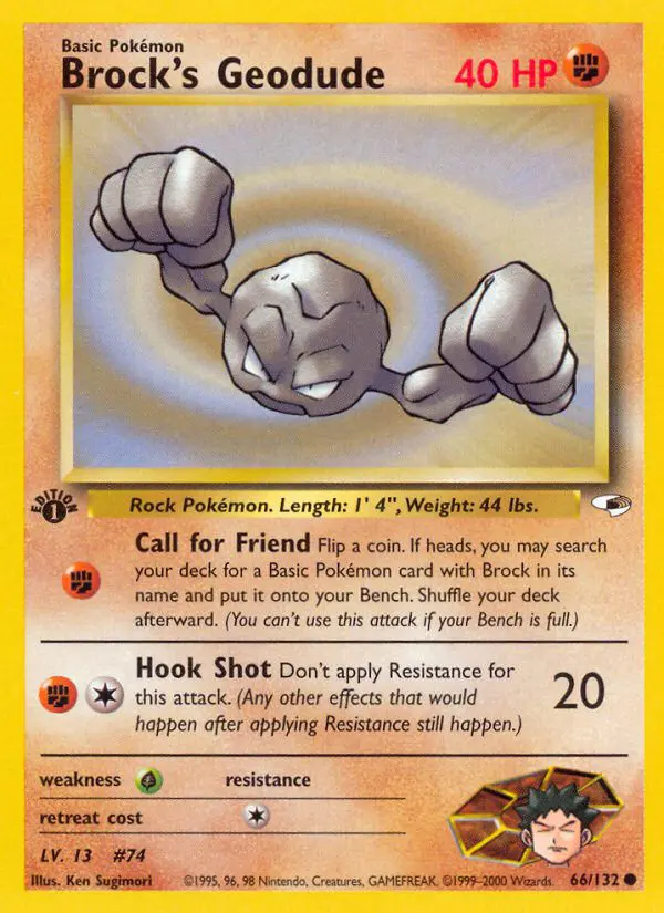 Brock's Geodude - Gym Heroes - 66 - Commune