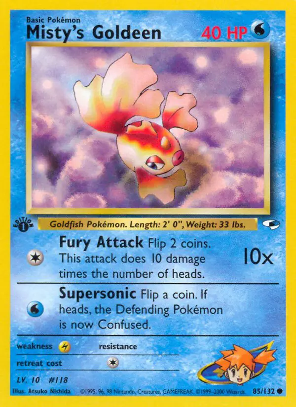Misty's Goldeen - Gym Heroes - 85 - Commune