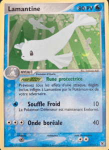 Carte Pokémon Lamantine 3/112 - EX Rouge Feu & Vert Feuille