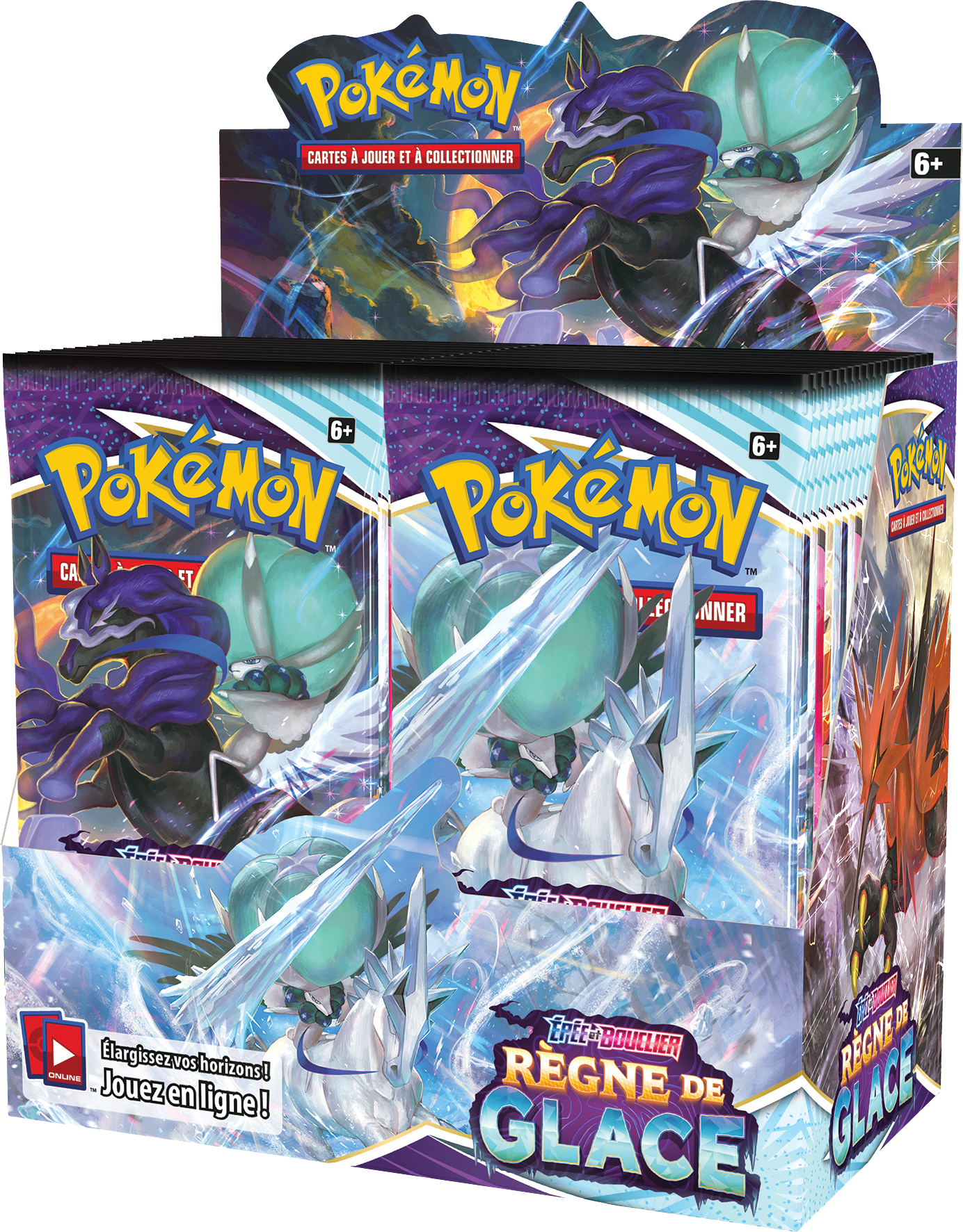 DISPLAY DE 36 BOOSTERS POKÉMON RÈGNE DE GLACE EB 6