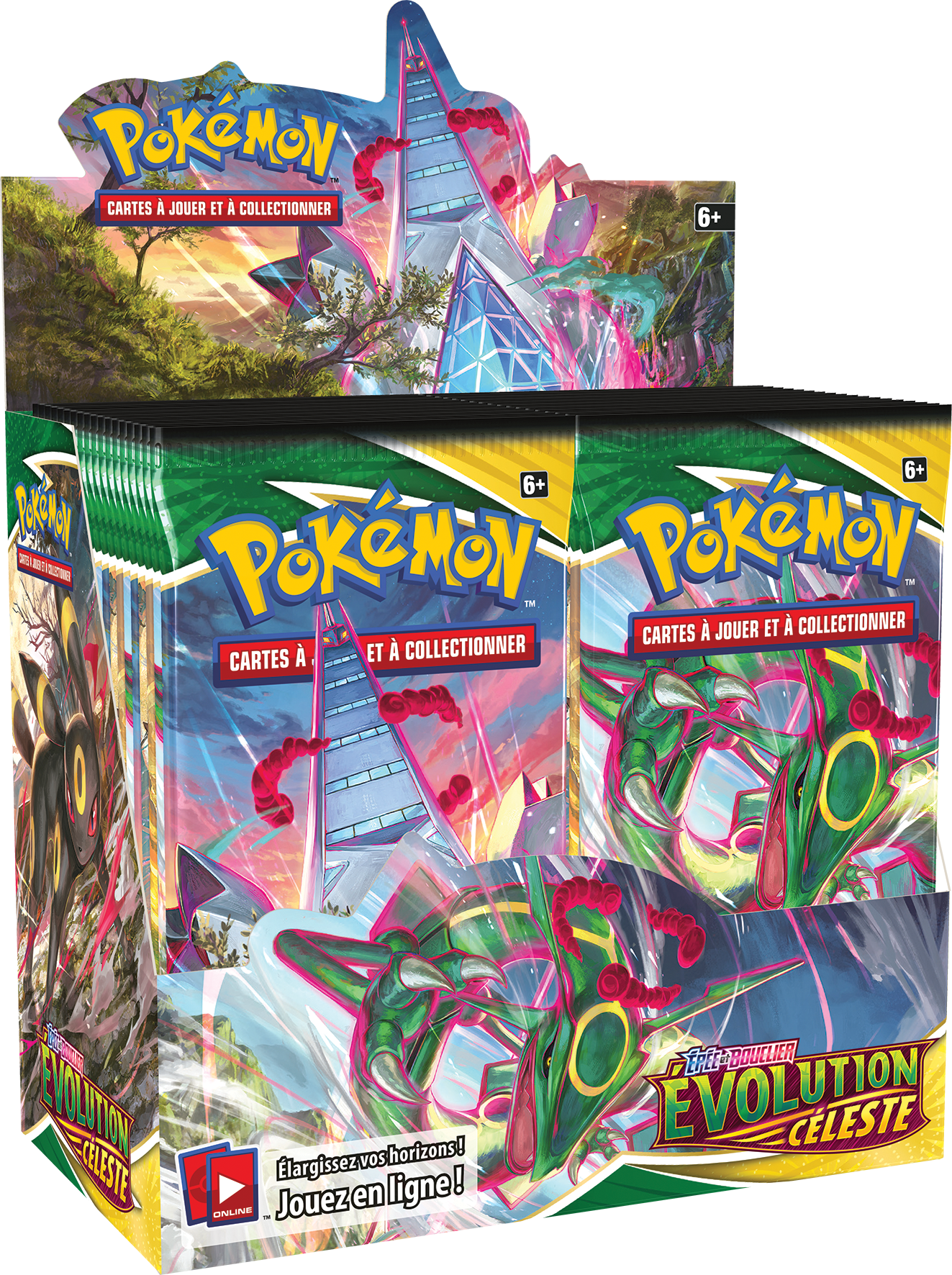 DISPLAY DE 36 BOOSTERS POKÉMON ÉVOLUTION CÉLESTE EB 7