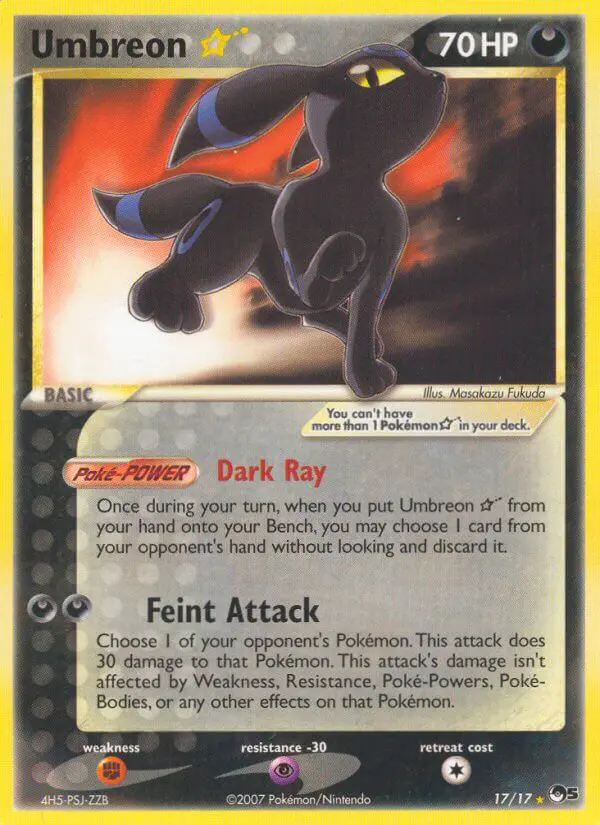 Umbreon - POP Série 5 - 17 - Star