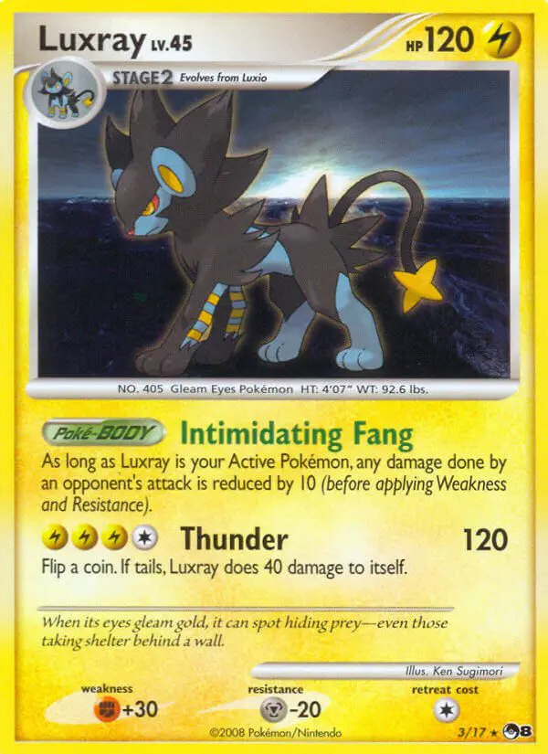 Luxray - POP Série 8 - 3 - Rare