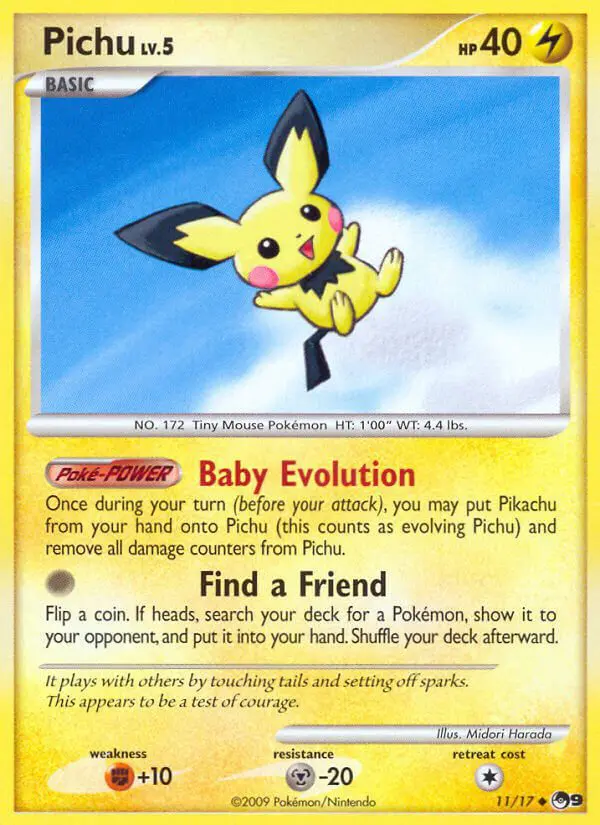 Pichu - POP Série 9 - 11 - Uncommon