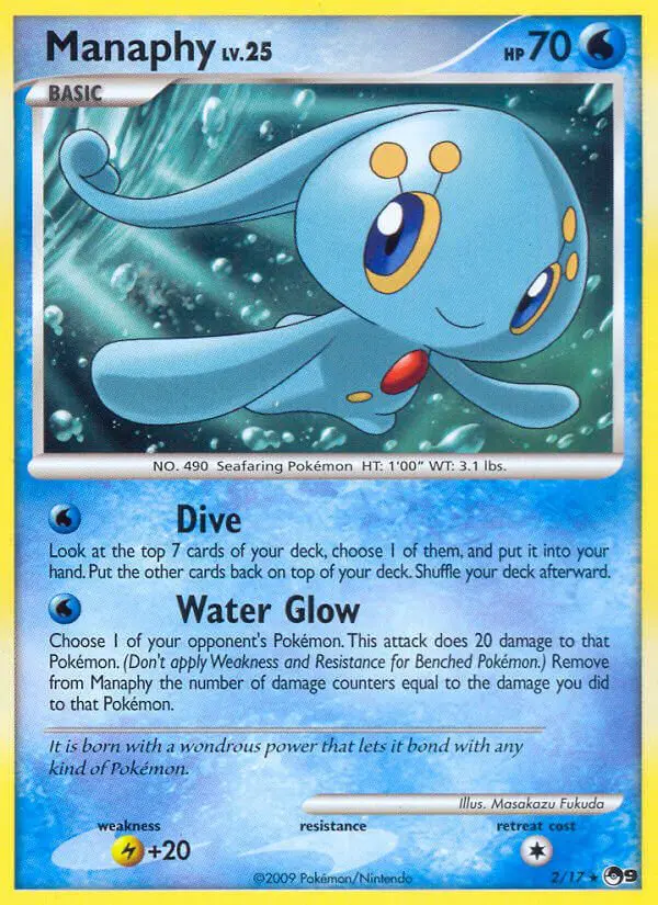 Manaphy - POP Série 9 - 2 - Rare