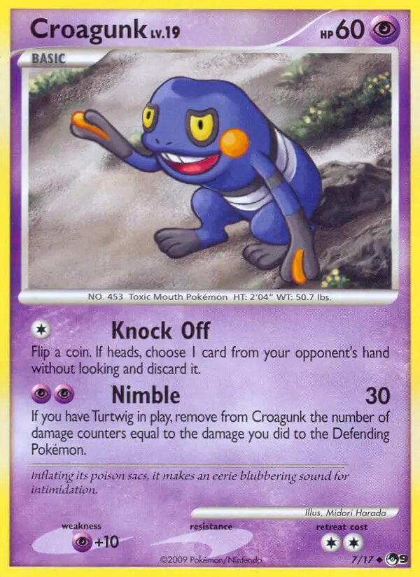 Croagunk - POP Série 9 - 7 - Uncommon